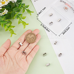 10Pcs 304 Stainless Steel Slide Charms/Slider Beads&nbsp;STAS-BBC0002-65
