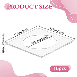 16Pcs Acrylic Cocktail Coaster&nbsp;AJEW-GO0004-42