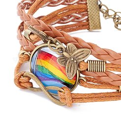 Rainbow Pride Bracelet&nbsp;BJEW-F426-01C