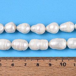 Natural Cultured Freshwater Pearl Beads Strands&nbsp;PEAR-N012-09B-01