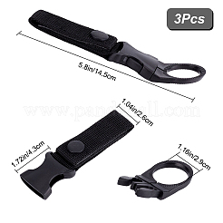 3Pcs Nylon Hanging Bottle Buckle Clip Carabiner&nbsp;TOOL-GF0003-22