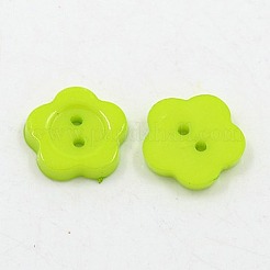 Acrylic Sewing Buttons for Costume Design&nbsp;X-BUTT-E074-C-M