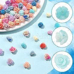 50Pcs 7 Styles Synthetic Coral Beads&nbsp;CORA-FS0001-03