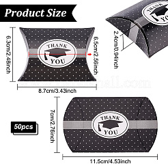 Paper Pillow Candy Box Treat Boxes&nbsp;CON-WH0085-47
