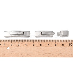 Tarnish Resistant 304 Stainless Steel Bayonet Clasps&nbsp;X-STAS-P158-01C-P