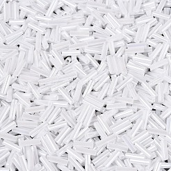 FGB Grade A Glass Round Bugle Beads&nbsp;SEED-Q040-06A-01
