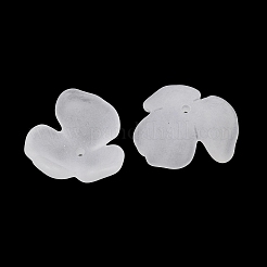 Frosted Opaque Acrylic Bead Cap&nbsp;OACR-K001-46