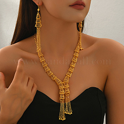 Vintage Alloy Tassel Earrings & Necklaces Sets for Women&nbsp;QC3206