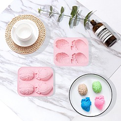Realistic Heart & Brain Fondant Molds&nbsp;CJC-WG57624-01