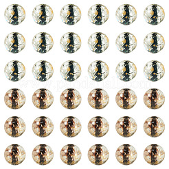 100Pcs Crackle Transparent Glass Beads Strands&nbsp;GLAA-TA0004-11C