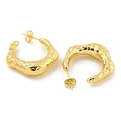 Rack Plating Brass Stud Earrings&nbsp;EJEW-M247-28B-G