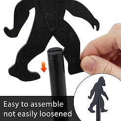 1Pc Chimpanzees Wooden Storage Rack&nbsp;AJEW-DC0003-33