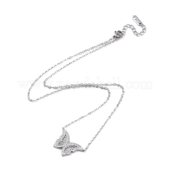 304 Stainless Steel Cable Chain Necklaces&nbsp;NJEW-G081-10P