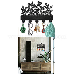 Wood & Iron Wall Mounted Hangers&nbsp;HJEW-WH0055-229