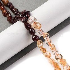 Natural Garnet & Citrine Beads Strands&nbsp;G-L610-B07-01