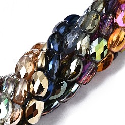Electroplate Glass Beads Strands&nbsp;EGLA-N002-07