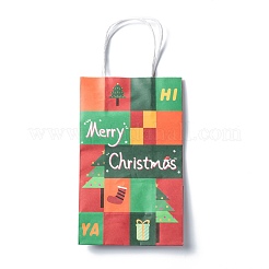 Christmas Theme Kraft Paper Gift Bags&nbsp;CARB-L009-AM