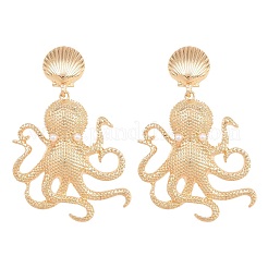 Alloy with Plastic Pearls Stud Dangle Earrings&nbsp;EJEW-Z172-01G