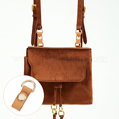 Leather Short Suspension Clasps&nbsp;PURS-WH0008-13B