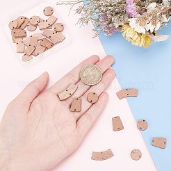 90Pcs 3 Style Unfinished Wood Connector Charms&nbsp;DIY-CA0004-66