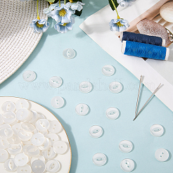 100Pcs 2-Hole Resin Buttons&nbsp;BUTT-CY0001-23A
