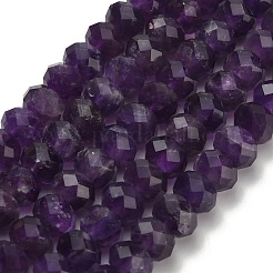 Natural Amethyst Beads Strands&nbsp;G-Z111-A08-02