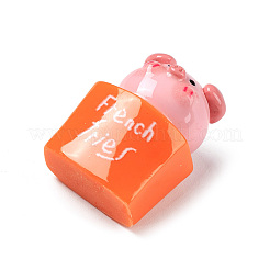Opaque Resin Cute Pig Imitation Food Decoden Cabochons&nbsp;CRES-M016-01B