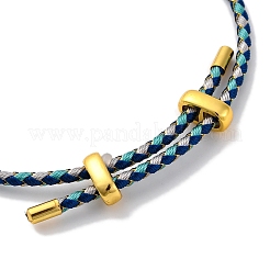 Adjustable Polyester Cord Braided Bracelets&nbsp;BJEW-Z085-01G-32
