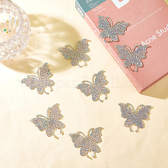 8Pcs Rhinestone Hot Melt Adhesive On The Back Appliques&nbsp;DIY-GO0001-87