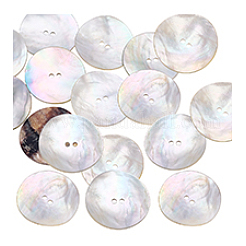 20Pcs 2-Hole Natural Shell Buttons&nbsp;BUTT-PH0001-75