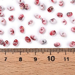 Two Tone Baking Paint Glass Seed Beads&nbsp;SEED-C003-01M