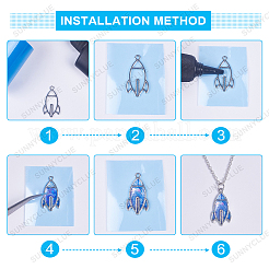 60Pcs 4 Style Tibetan Style Alloy Open Back Bezel Pendants&nbsp;TIBEP-SC0002-01