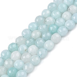 Natural White Jade Bead Strands&nbsp;G-R346-6mm-17