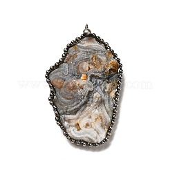 Natural Agate Big Pendants&nbsp;G-F731-01AS