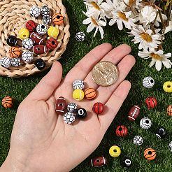 50Pcs Craft Style Acrylic Beads&nbsp;MACR-YW0003-85