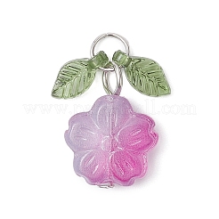 Transparent Normal Glass Pendants&nbsp;PALLOY-JF04571-02