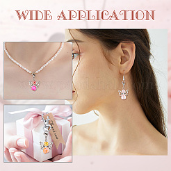 Eco-Friendly Transparent Acrylic Pendants&nbsp;PALLOY-SC0004-15