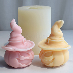 Pumpkin Head Hat Aromatherapy Candle Silicone Mold&nbsp;PW-WG18A49-01
