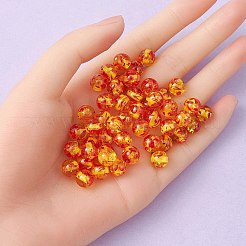 Resin Imitation Amber Beads&nbsp;RESI-YW0001-49