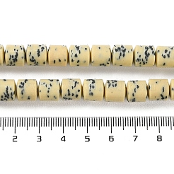 Imitation Dalmatian Handmade Porcelain Beads Strands&nbsp;PORC-H011-06B