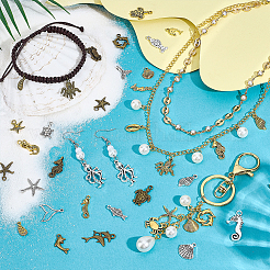 168Pcs Tibetan Style Alloy Pendants&nbsp;FIND-PH0059-66