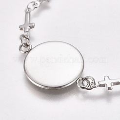 304 Stainless Steel Bracelet Making&nbsp;STAS-WH0014-19P