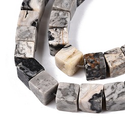 Natural Map Stone Beads Strands&nbsp;G-T139-8x8-20A