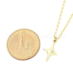 2Pcs 2 Colors Star Alloy Pendant Necklaces&nbsp;NJEW-JN05214