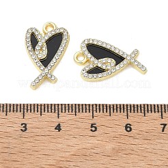 Alloy Rhinestone Pendants&nbsp;FIND-D044-20G-01
