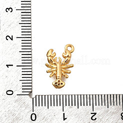 Brass Micro Pave Cubic Zirconia Pendants&nbsp;KK-B152-21G