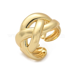 Brass Cuff Finger Rings&nbsp;RJEW-C120-14G