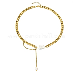 Natural Rice Tassel Necklaces&nbsp;NJEW-JN06214