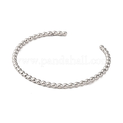304 Stainless Steel Cuff Bangles for Women&nbsp;BJEW-D048-06P