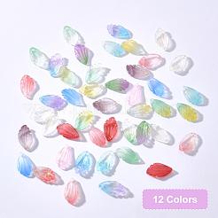 120Pcs 12 Colors Transparent Glass Pendants&nbsp;GLAA-PH0001-39